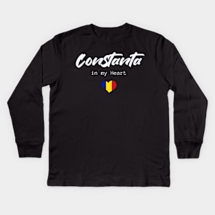 Constanta in my Heart Kids Long Sleeve T-Shirt